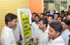 Mangaluru:  Disgruntled drivers lock up Ola office at Manasa Towers